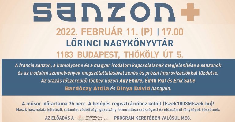 Hoppá! Francia sanzon érkezik a FSZEK-be!