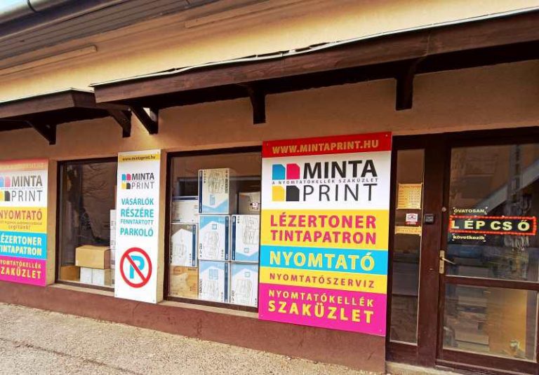 HOVÁ TŰNT a kispesti  MintaPrint tintapatronos üzlet az Üllői úti pavilonsorról?