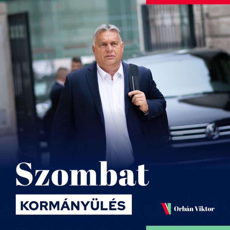 Szombatra hirtelen kormányinfót hirdettek meg