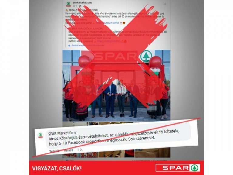 Vigyázat! Csalók üzennek a Telekom és a Spar nevében is!