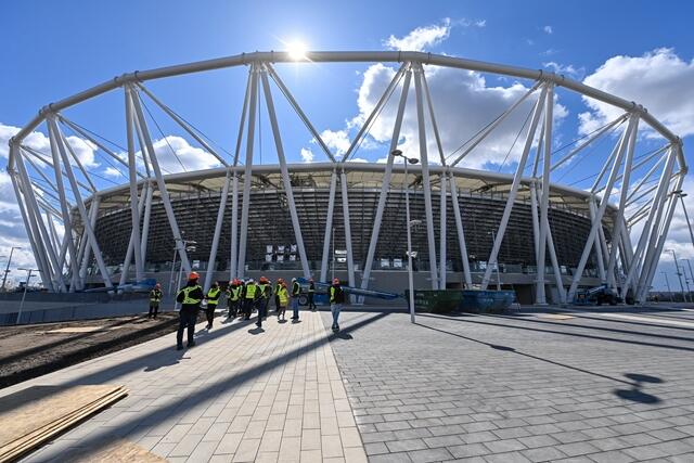 Képek: így fest az épülő atlétikai stadion